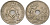 Бельгия 25 сантимов 1921 BELGIE KM 69 медно-никель 4117-1133