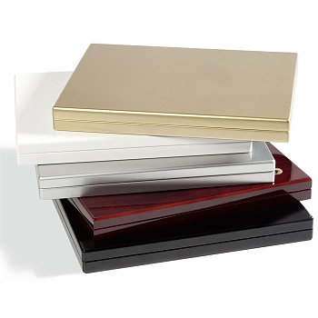 Касета для монет PIANO для квадратных капсул. Цвет - серебряный металлик. Leuchtturm. 309999