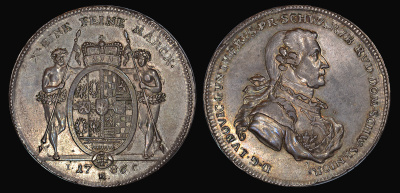 Шварцбург-Рудольштадт 1 талер 1786 Людвиг Гюнтер II (1767-1790) Шварцбург-Рудольштадтский Dav. 2771 серебро 10-009-43