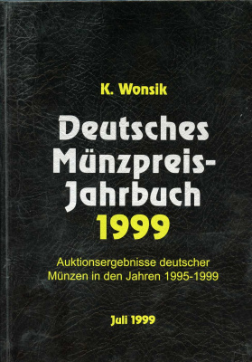 К. Вонзик (K. Wonsik) Muenzpreis Jahrbuch 1999 Цены на монеты Германии за 1999 год 00-01-16-21