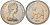 Остров Мэн 25 пенсов 1975 кошка Мэна KM 31 медно-никель UNC 74-532