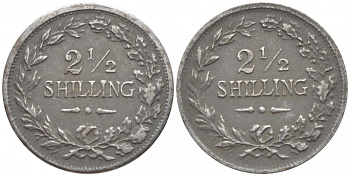 ЮАР 2-1/2 шиллинга 1910 SPEELGELD, нотгельд, игровой жетон железо 112-458