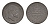 Великобритания игровой жетон в 1 шиллинг 1902 Эдуард VII, диаметр 12,75 мм, вес 0,55 гр Rogers 737 цинк железо 4651-1165