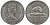 Канада 5 центов 1987 Елизавета II (1952-2022), бобер KM 60.2 a медно-никель  UNC  4588-1165