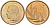 БЕЛЬГИЯ 20 ФРАНКОВ 1980 BELGIE, БОДУЭН I (1951-1993) KM 160 никель бронза 4391-515