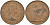 Великобритания 1 пенни 1966 Елизавета II (1952-2022) KM 897, Spink 4157 бронза 4574-314