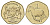 Ботсвана 1 пула 1991 зебра KM 24 никель латунь UNC 4670-717