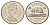 Канада 5 центов 1965 Елизавета II (1952-2022), бобр KM 60.1 никель 4689-343