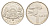 Латвия 1 лат 2004 гриб KM 67 медно-никель UNC 4679-319