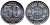 ГДР 50 пфеннигов 1971 A KM 12.2 алюминий UNC 76-1141