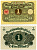 Германия 1 марка 1920 1 марта 1920, Веймарская республика, серия 87 Pick 58, Розенберг 64 бумага 2195-30-3-1