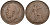 Великобритания 1 пенни 1916 Георг V (1910-1936) KM 810, Spink 4051 бронза 4572-1214