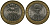 Чили 100 песо 2006 So KM 236, Schon 84 биметалл UNC 4544-221