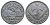 Франция 2 франка 1943 правительство Виши KM 904.1 алюминий 261-445