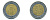 Мексика 1 песо 1998 KM 603 биметалл 176-1236