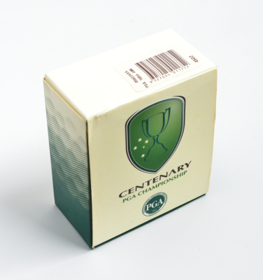 Австралия 1 доллар 2005 100 лет чемпионату мира по гольфу среди профессионалов (Professional Golfer's Association Championship), тираж 7500 экземпляров, в оригинальной коробке KM 831 серебро PROOF 8-1-05-09