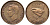 Великобритания 1 фартинг 1949 Георг VI (1936-1952) KM 867, Spink 4119 бронза 4122-715