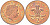 Великобритания 2 пенни 1998 Елизавета II (1952-2022) KM 987a, Spink C5A бронза aUNC 4128-313