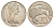 Новая Зеландия 20 центов 1967 Елизавета II (1952-2022), птичка киви KM 36 медно-никель 93-516