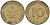 ФРГ 10 ПФЕННИГОВ 1949 G KM 103, J. 378 сталь плакированная латунью 4182-737
