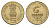 Индия 5 рупий 2010 XIX Игры Содружества в Индии KM 391 никель латунь UNC 4119-926