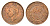 ЮАР 1/4 пенни (фартинг) 1942 Георг VI (1936-1952) KM 23 бронза 4685-755