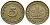 ФРГ 5 ПФЕННИГОВ 1967 F KM 107, J.382 сталь плакированная латунью 26-1138