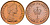 Великобритания 1/2 пенни 1979 Елизавета II (1952-2022) KM 914, Spink 4239 бронза 4588-1269