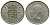Великобритания 1 шиллинг 1954 Елизавета II (1952-2022), Шотландский герб KM 905, Spink 4148 медно-никель 4384-545