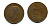Великобритания 1 пенни 1921 Георг V (1910-1936) KM 810, Spink 4051 бронза 47-614