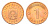 Латвия 1 сантим 2008 KM 15 сталь плакированная медью UNC 4689-914