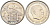 Испания 5 песет 1957(70) Франциско Франко (1939-1975) KM 786 медно-никель UNC 4583-1126