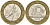 Франция 10 франков 1989 тип гений Бастилии KM 964.1, Le Franc 375.3 биметалл 4135-1112