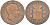 ИСПАНИЯ 10 СЕНТИМО 1877 OM, АЛЬФОНСО XII (1874-1885) KM 675 (Y70) бронза 3855-544