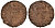 Ирландия 1 фартинг 1625-1644 Чарльз I медь 441-121