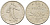 ФРАНЦИЯ 1/2 ФРАНКА 1967 KM 931.1 никель 3309-1112