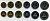 Никарагуа лот из 6 монет лот из 6 монет 5, 10, 25, 50 сентаво, 1, 5 кордоба UNC M77-01