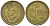Турция 5000 лир 1998 Мустафа Кемаль Ататюрк KM 1029.1 латунь 4618-429