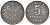 ГЕРМАНИЯ 5 ПФЕННИГОВ 1915 A KM 19, J. 297, Weege 5 железо 206-668