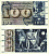 Швейцария 100 франков 1965 23 декабря 1965, серия 53 H, подпись 40 Pick 49 h бумага 8606-23-2-2