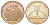Нидерланды медаль "Музея монетного двора" 2000 медаль вручалась «Друзьям музея», пожертвовавшим музею минимальную сумму в предыдущем году, тираж 1.000 экземпляров, диаметр 38 мм, вес 22,5 гр медно-никель PROOF 3711-133