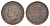 Камбоджа 5 сантимов 1860 год-тип KM 42 бронза 1526-742