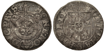 Бранденбург-Пруссия 1/24 талера 1625 Георг Вильгельм (1619-1640), вес 0,81 гр. KM 116.1 серебро 1516-215