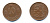Финляндия 10 пенни 1934 республика (1918-1962) KM 24 медь 51-5414