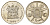 ЮАР 1 ранд 1974 50 лет Монетному двору в Претории KM 89 серебро BU 650-1921
