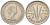 Австралия 3 пенса 1957 m, Елизавета II (1952-2022) KM 57 серебро 4621-1242