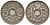 Франция 5 сантимов 1921 KM 875 медно-никель 4596-449