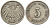 ГЕРМАНИЯ 5 ПФЕННИГОВ 1909 E KM 11, J. 12, Weege 6 медно-никель 211-557