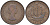 Великобритания 1/2 пенни 1959 Елизавета II (1952-2022) KM 896, Spink 4158 бронза 4592-414