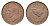 Великобритания 1 фартинг 1945 Георг VI (1936-1952) KM 843, Spink 4116 бронза 4664-349
